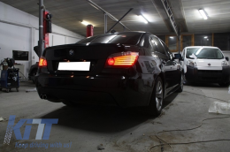 Body Kit подходящ за BMW 5 Series E60 (2007-2010) M-Technik Look Trunk Спойлер PDC 18mm-image-6054008