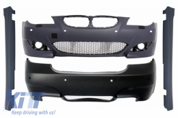 image-32-Body Kit подходящ за BMW 5 Series E60 LCI (2007-2010) Лимузина M5 Дизайн PDC 18mm със Прагове