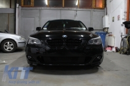 Body Kit подходящ за BMW 5 Series E60 LCI (2007-2010) M-Technik Дизайн с PDC 18 мм-image-6096487