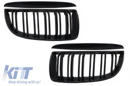 Body Kit подходящ за BMW E90 3 Series 04-08 Non-LCI M3 Дизайн with Решетка Double Stripe Piano Black-image-6020713