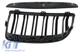 Body Kit подходящ за BMW E90 3 Series 04-08 Non-LCI M3 Дизайн with Решетка Double Stripe Piano Black-image-6020717