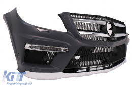 Body Kit carrosserie pour Mercedes Classe GL X166 12-16 Passages Roue Pare-Choc GL63 Look-image-5989835