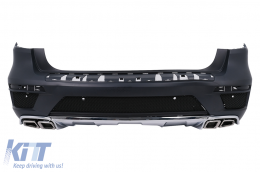 Body Kit carrosserie pour Mercedes Classe GL X166 12-16 Passages Roue Pare-Choc GL63 Look-image-5989838