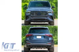 Body Kit Carrosserie pour Mercedes GLE W167 SUV 2019+ GLE63S Look Diffuseur Conseils-image-6128173