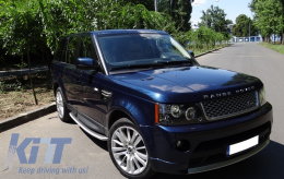 Body Kit carrosserie pour Range Rover Sport L320 Facelift 09-13 Autobiography Design Pare-chocs LED Feux Arrières GLOHH-image-6020767