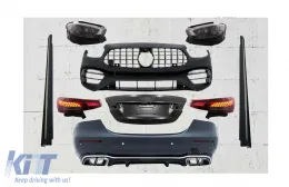 image-23-Body Kit Carrozzeria Conversione Completo per Mercedes Classe E W213 16-19 a Facelift 2020 E63s Design