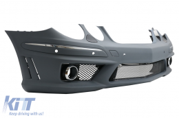 Body Kit + Central Grille suitable for MERCEDES-Benz E-Class W211 2002-2009 E63 A-Design-image-5996092