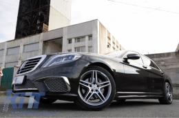 Body Kit completo Cansada Consejos Cromo para MERCEDES S W222 13-07.17 S65 Look LWB-image-6060136