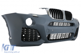 Body Kit Completo per BMW X3 F25 LCI 2014-2017 M-Look Griglie Nero Argento-image-6074110