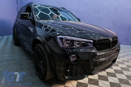 Body Kit Completo per BMW X3 F25 LCI 2014-2017 M-Look Griglie Nero Argento-image-6089051