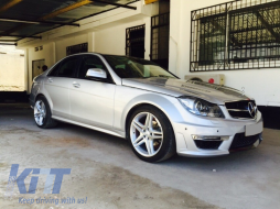 Body Kit Conversión Retrofit para Mercedes W204 Clase C Facelift 11-14 C63 Look-image-55507