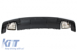Body Kit Difusor Escape Puntas para AUDI A3 8V Sedan Cabrio 2012-2015 RS3 Design-image-6047808