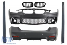 image-17-Body Kit dla BMW F30 11-19 Kratki Podwójnie Naszywka EVO II M3 CS Look Czarny błyszczący