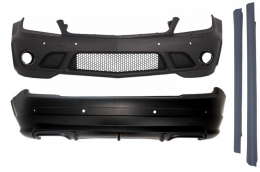 image-66-Body Kit dla Mercedesa Klasy C W204 2007-2012 C63 Look Boczne spódnice
