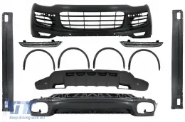 image-76-Body Kit dla PORSCHE Cayenne Facelift 2014-2017 GTS Look Boczne spódnice Nadkola