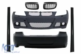 image-61-Body Kit do BMW 3 E90 05-08 M-Technik Zderzaki Grille Czarny Błyszczący
