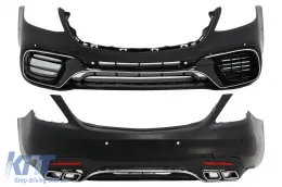 image-4-Body Kit do Mercedesa Klasy S W222 Facelift 13-08.20 Zderzak Wydech S63 Wygląd