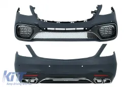image-76-Body Kit do Mercedesa Klasy S W222 Facelift 13-08.20 Zderzak Wydech S63 Wygląd