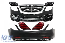 image-17-Body Kit do Mercedesa S W222 Facelift 13-06.17 S63 Look Reflektory Tylne światła Full LED
