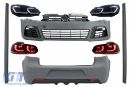 image-48-Body Kit do VW Golf VI 6 MK6 08-13 R20 Wygląd listwy progowe Reflektory światła