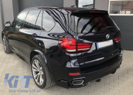 
Body kit, első lökhárító spoiler és hátsó diffúzor BMW X5 (F15) (2014-2018) modellekhez, Aero csomag M Technik Sport, Zongorafekete-image-6047743