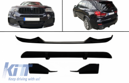 
Body kit, első lökhárító spoiler és hátsó diffúzor BMW X5 (F15) (2014-2018) modellekhez, Aero csomag M Technik Sport, Zongorafekete-image-6054259