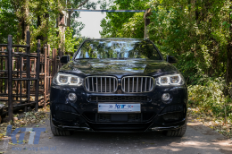 
Body kit, első lökhárító spoiler és hátsó diffúzor BMW X5 (F15) (2014-2018) modellekhez, Aero csomag M Technik Sport, Zongorafekete-image-6086362