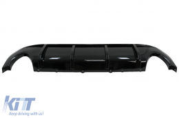 Body kit első lökhárító spoiler és diffúzor BMW 1 F40 M Sport (2019-től) Zongora fekete-image-6095302