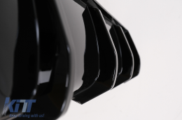 Body kit első lökhárító spoiler és diffúzor BMW 1 F40 M Sport (2019-től) Zongora fekete-image-6095304