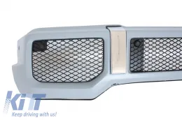 Body Kit első lökhárítóval és gallytörővel, LED nappali menetfénnyel, Mercedes G-osztály W463 (1989-2017), AMG Dizájn-image-6043719