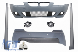 image-26-Body Kit Exhaust Muffler Tip LEFT M-Technik suitable for BMW E60 LCI 5 Series 2007-2010 with PDC 18mm