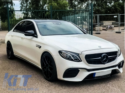 Body Kit Exterior suitable for Mercedes E-Class W213 (2016-2019) E63 Design Exhaust Muffler tips-image-6047578