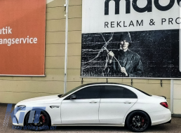 Body Kit Exterior suitable for Mercedes E-Class W213 (2016-2019) E63 Design Exhaust Muffler tips-image-6047582