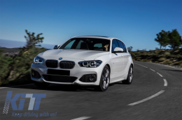 Body Kit für BMW 1er F20 LCI 15-18 Stoßstange seitenschweller M-Technik Design-image-6062277