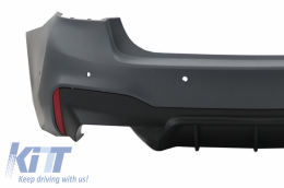 Body Kit für BMW 5 G30 17-19 Stoßstange Schalldämpfer Tipps Chrome M5 Design-image-6071814