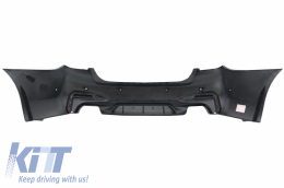 Body Kit für BMW 5 G30 17-19 Stoßstange Schalldämpfer Tipps Chrome M5 Design-image-6071815