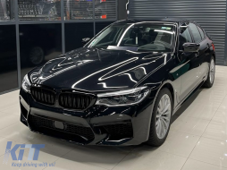 Body Kit für BMW 5 G30 17-19 Stoßstange Schalldämpfer Tipps Chrome M5 Design-image-6089776