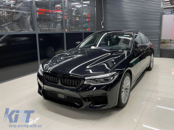 Body Kit für BMW 5 G30 17-19 Stoßstange Schalldämpfer Tipps Chrome M5 Design-image-6089777