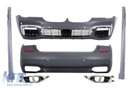 image-30-Body Kit für BMW 7er G12 15-02.19 Stoßstange Auspuff M-Tech M-Technik Sport Look