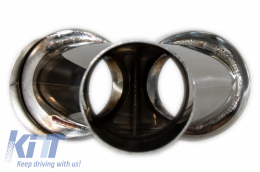 Body Kit für BMW F10 5 Series 11-17 Stoßfänger Seitenschweller Schalldämpfer M5 Look-image-6044337