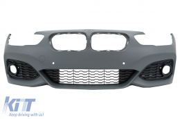 Body Kit für BMW F20 LCI 15-18 Stoßstange seitenschweller Spiegelabdeckungen M-Technik Look-image-6071332