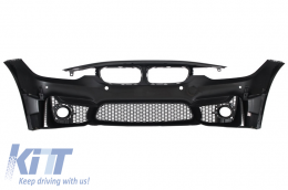 Body Kit für BMW F30 11-19 EVO II M3 M-Power Stoßstange Gitter NBL Auspuff Carbon-image-6044471