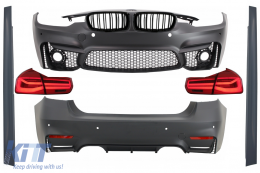 image-32-Body Kit für BMW F30 11-19 Stoßstange Gitter EVO II M3 CS Look LED Rücklichter