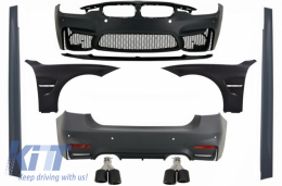 image-62-Body Kit für BMW F30 11-19 Stoßstange Auspuffspitzen Carbon EVO II M3 CS Style