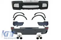 image-44-Body Kit für BMW X5 E70 07-13 Stoßstange Auspuffspitzen Endrohre X5M M Design