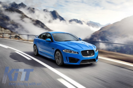 Body Kit für Jaguar XF X250 Facelift 12-16 XFR-S Look Stoßstange Diffusor Auspuff-image-6013535