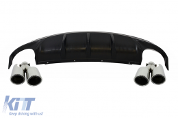 Body Kit für Jaguar XF X250 Facelift 12-16 XFR-S Look Stoßstange Diffusor Auspuff-image-6092680