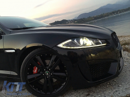 Body Kit für Jaguar XF X250 Facelift 12-16 XFR-S Look Stoßstange Diffusor Auspuff-image-6102505