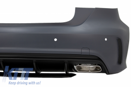 Body Kit für Mercedes A W176 12-18 A45 Look Spoiler Splitter Lamellen Aero-image-6081482