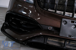 Body Kit für Mercedes A W176 12-18 A45 Look Spoiler Splitter Lamellen Aero-image-6101487